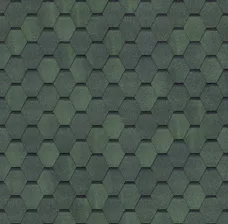Гибкая черепица Tegola GARDA цвет Verde 479