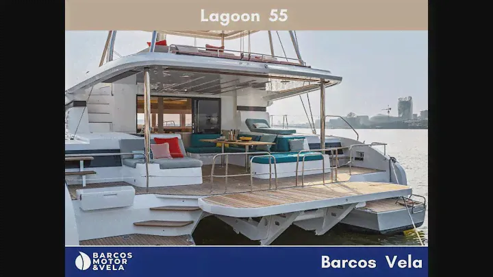 Lagoon 55 Video interiores y bañera
