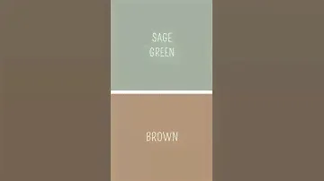 #colors  THAT GO WITH SAGE GREEN