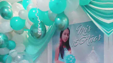 Organiza tus 15 años verde agua, turquesa