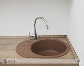 Прямая кухня модерн Formica/Феникс Verde пластик/МДФ/ЛДСП ИТ190703