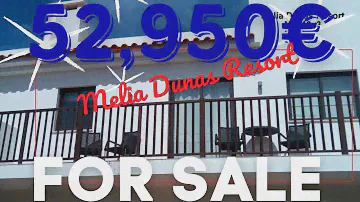 For Sale 1 Bed Apartment Melia Dunas Resort Cape Verde Fully Furnished 52,950€ ONO